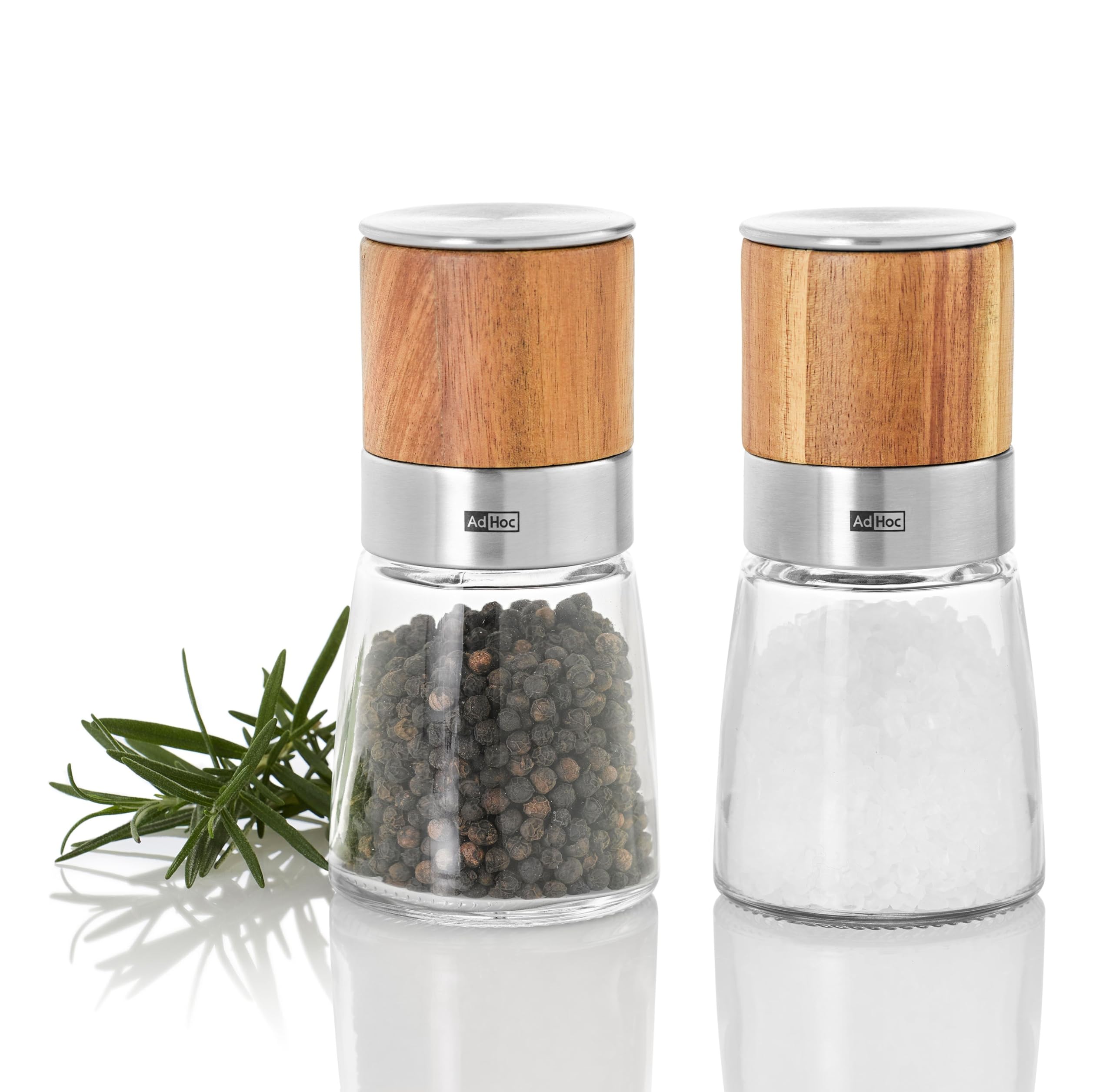 Macina Pepe E Sale AdHoc MP75 - Legno Di Acacia, Grande Capacità - Foto 6