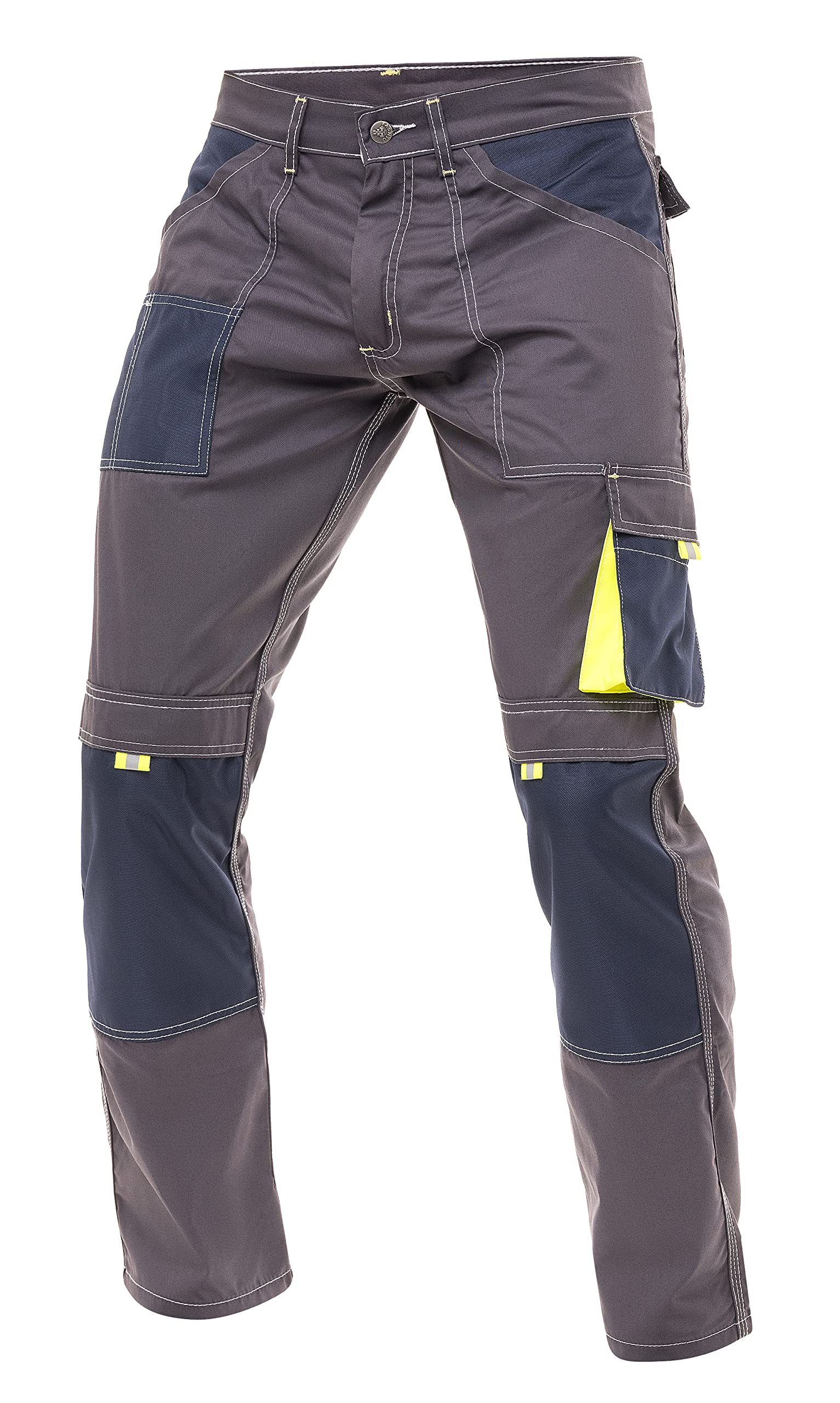 Men's Painter Pants Carpenter Tactical Field Pants Cargo Trousers with Cordura Reinforced Knees Pads & Utility Pockets