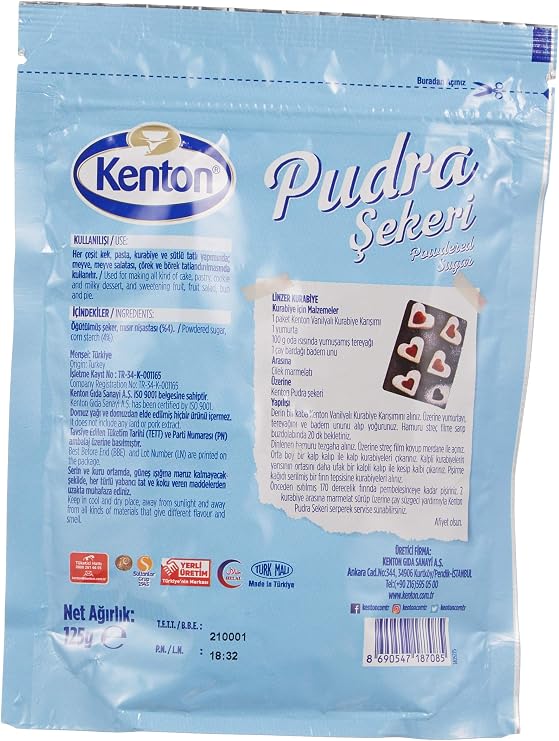 Kenton Powdered Sugar 125 G 2 pack