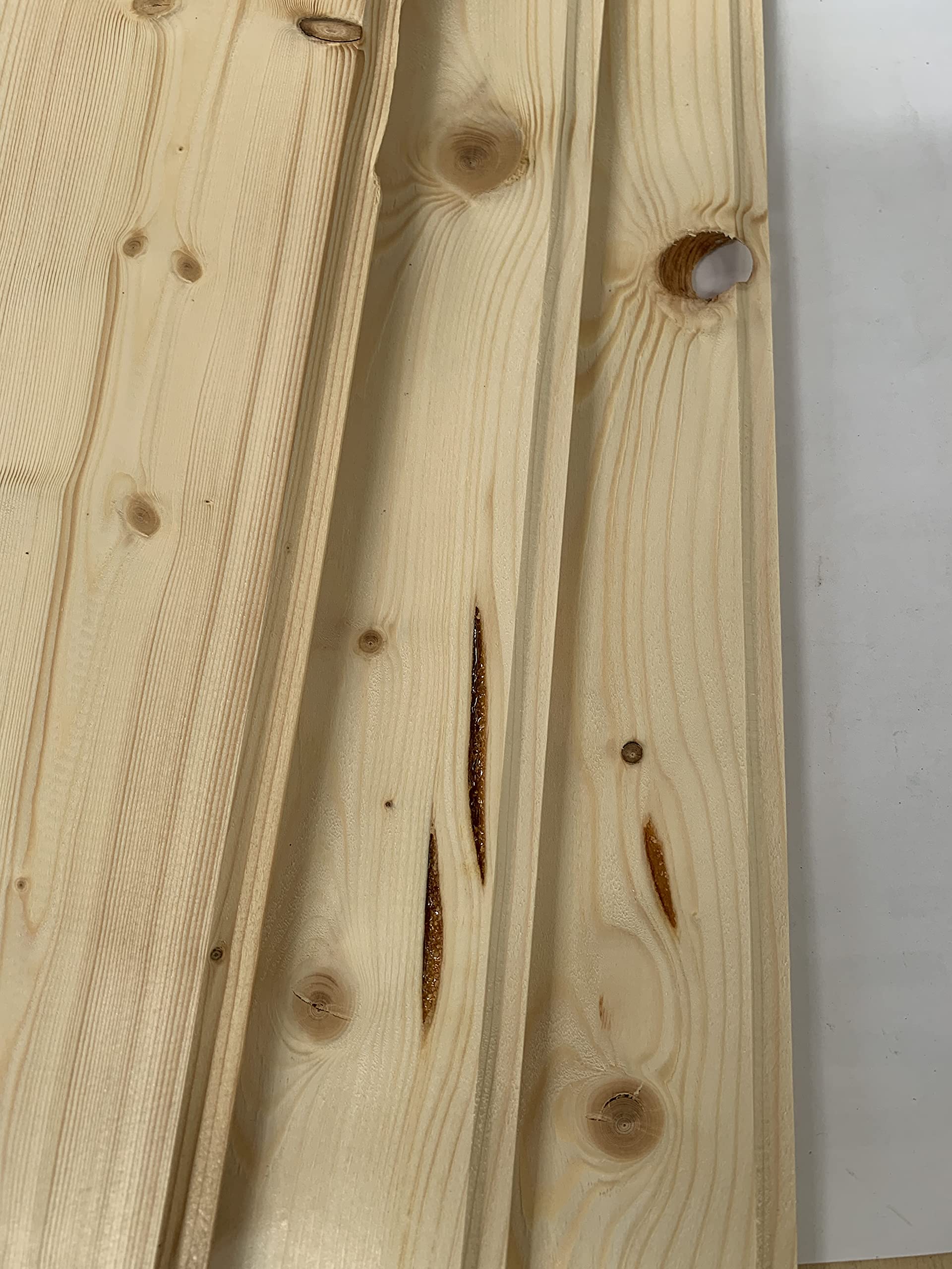 OFFERTISSIMA perline in abete grezzo 2° scelta mm.10x100x1000 confezione pz. 10 (resa mq. 0,88)