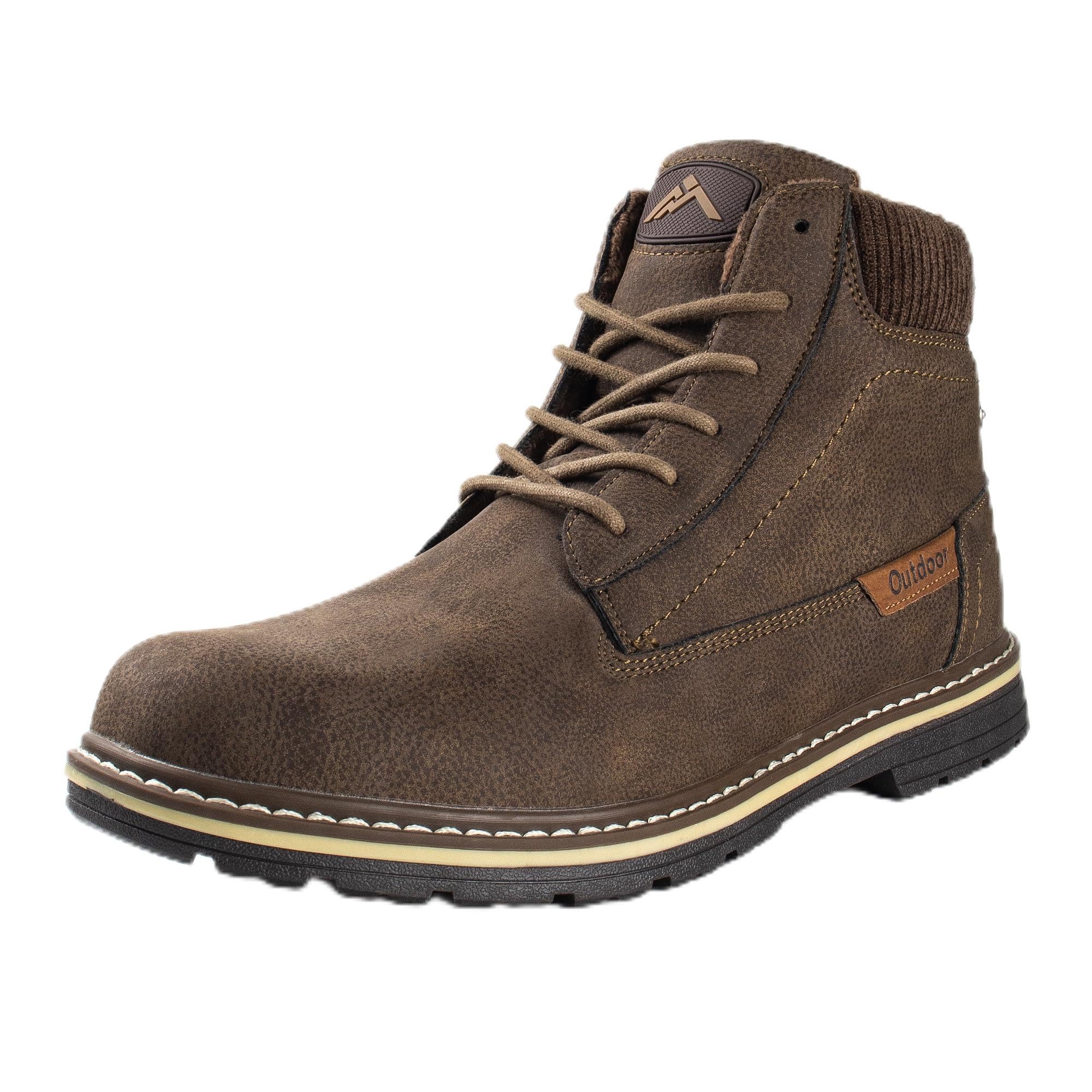CC-Los Herren Winterschuhe Warm Gefüttert Winterstiefel Herren Leicht Rutschfest Schneestiefel Gr. 40-48 EU