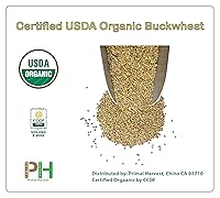 Vista 4 de Granos de trigo sarraceno con cáscara orgánica certificada, sin OMG, crudos, veganos, a granel (9 libras)