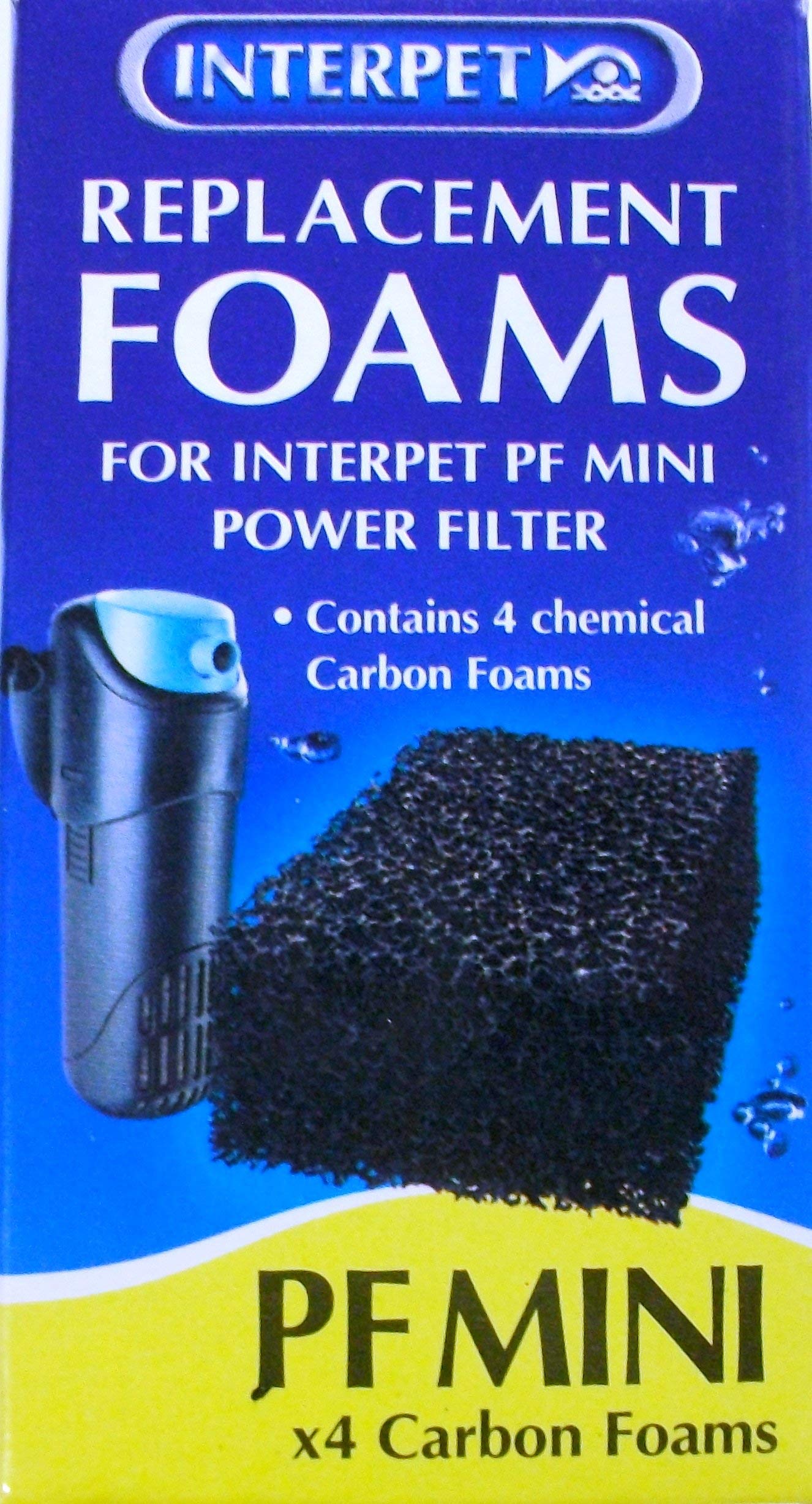 Interpet PF Mini Carbon Foams (4 Pieces)