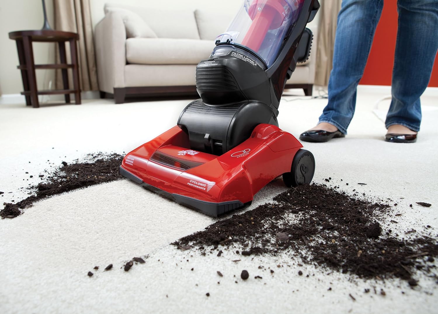 Dirt Devil Extreme Cyclonic Quick Vac Bagless Upright Vacuum, UD20010 - Corded