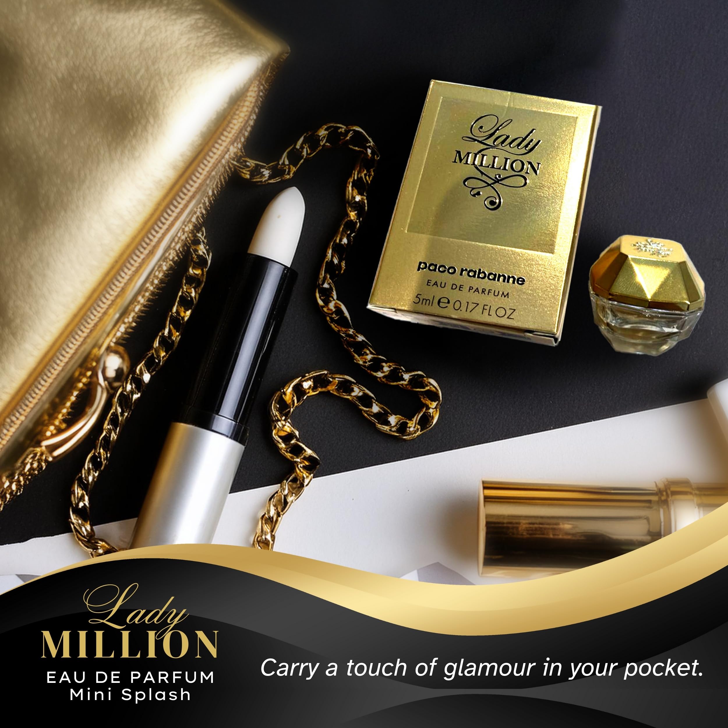 Lady Million por Paco Rabanne 5 ml Eau de Parfum miniatura