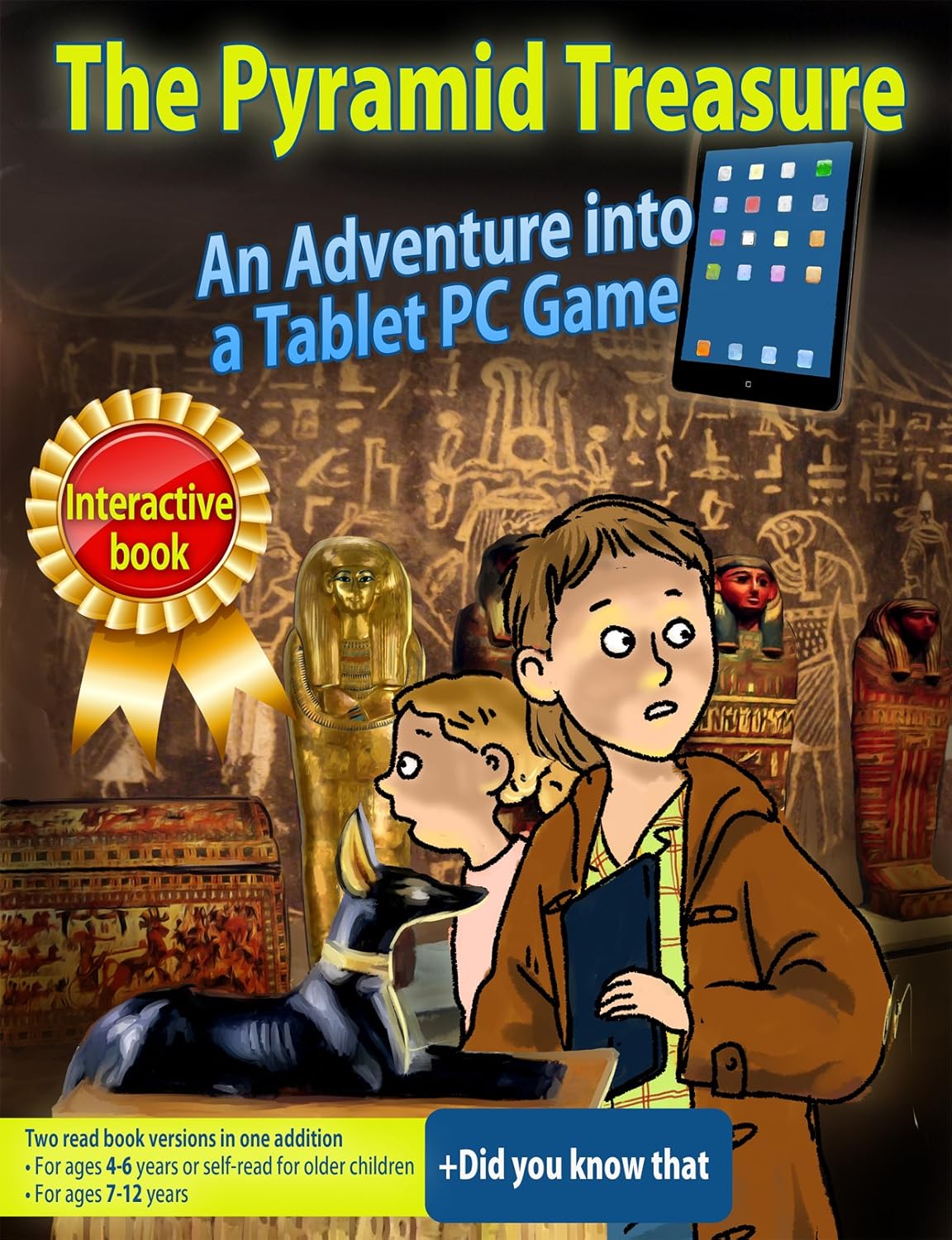 Amazon Children's book The Pyramid Treasure, An adventure into a