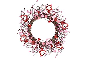 Heartfelt Romance Decor: Valentine's Day Wreath for Unforgettable Celebrations
