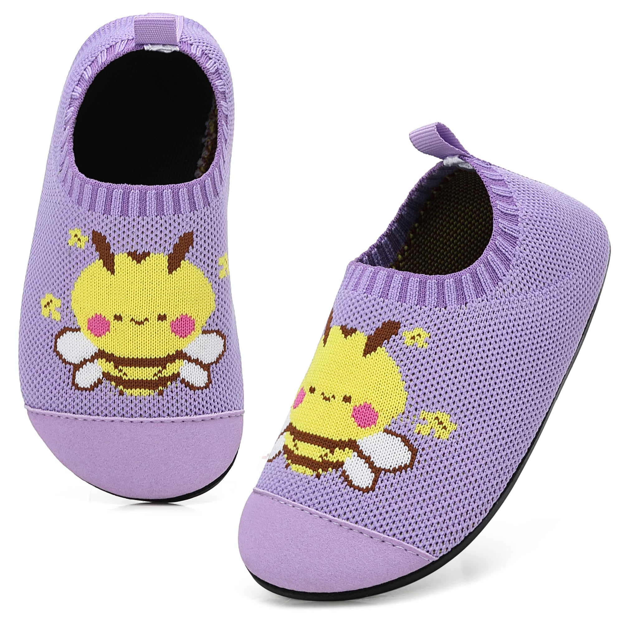 VOLHAL Hausschuhe Kinder Junge Leichte Rutschfeste Indoor Pantoffeln Mädchen Weich barfuss für Lauflernschuhe Kindergarten Slippers