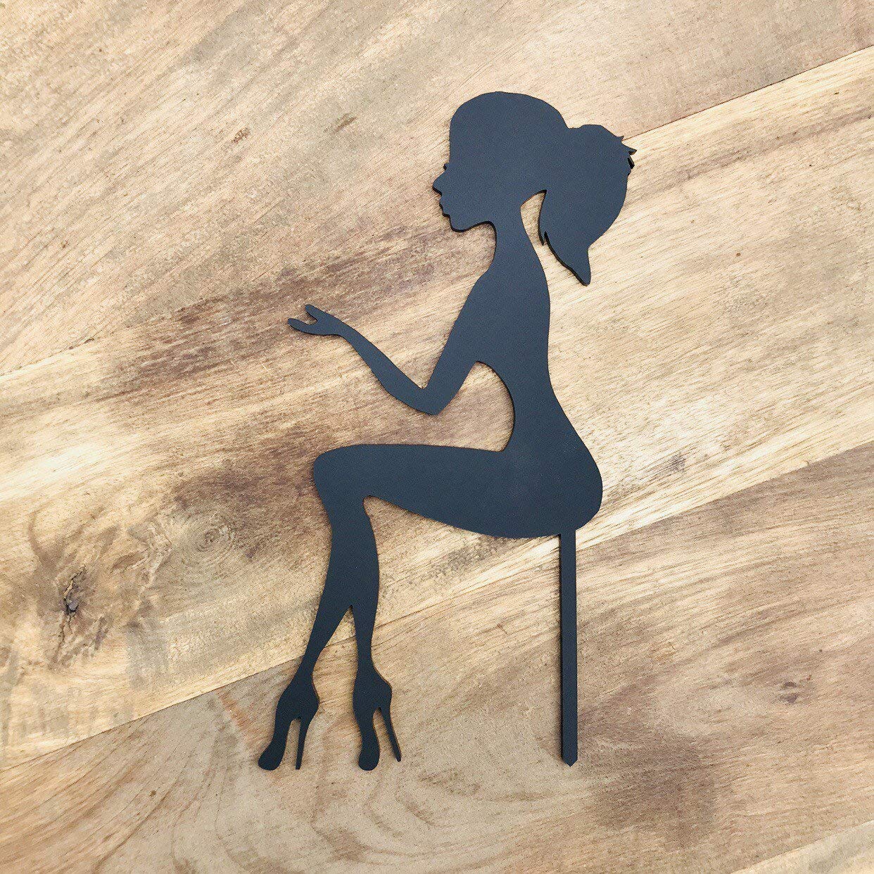 Buy Elegant Lady Silhouette Cake Topper Cake Toppers Chic Cake Topper