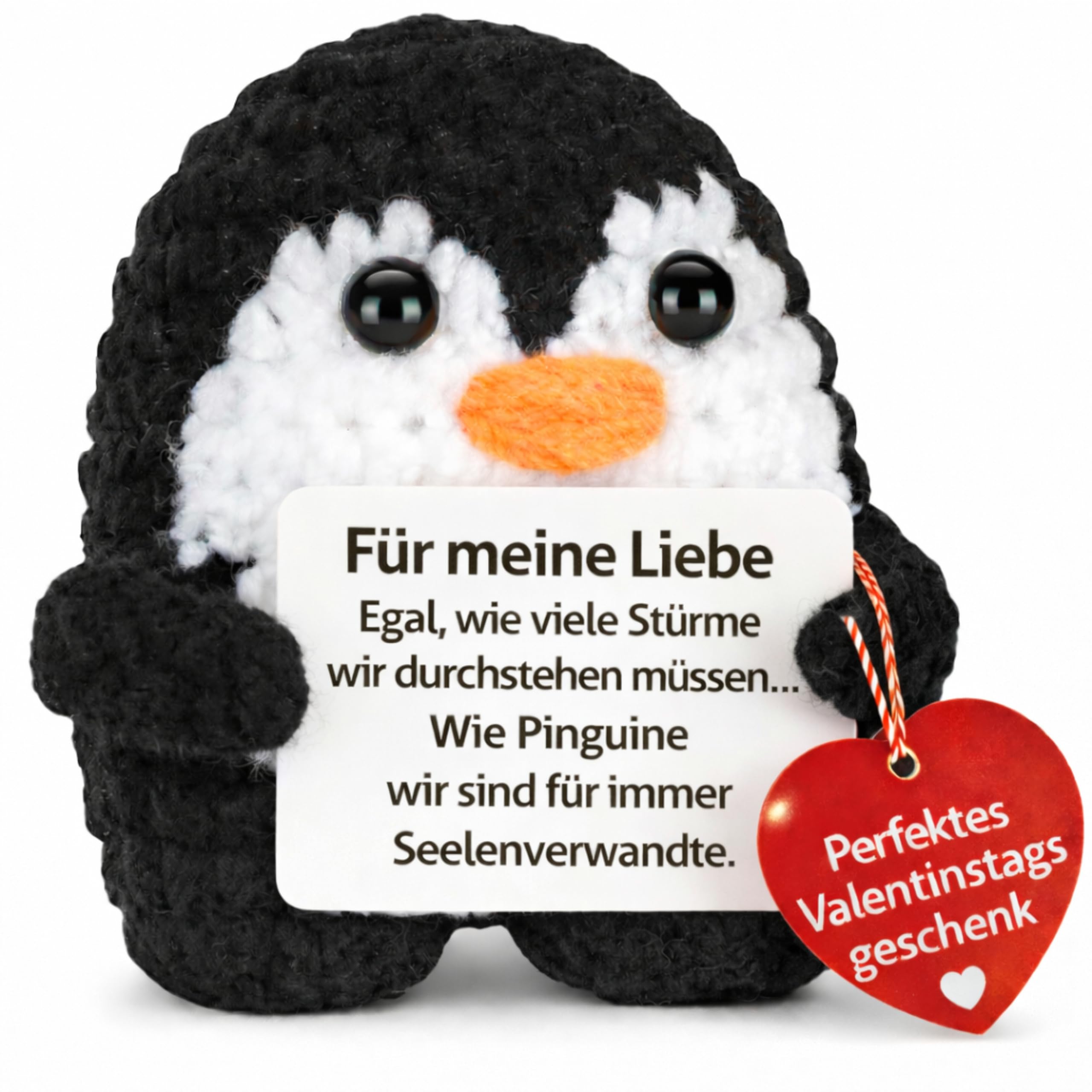Crochet Alien Plush with Love Message – “You’re the Best Thing I’ve Ever Found on Earth” – Handmade Valentine’s Day Gift for Girlfriend, Boyfriend, Wife or Husband – Cute — view 49