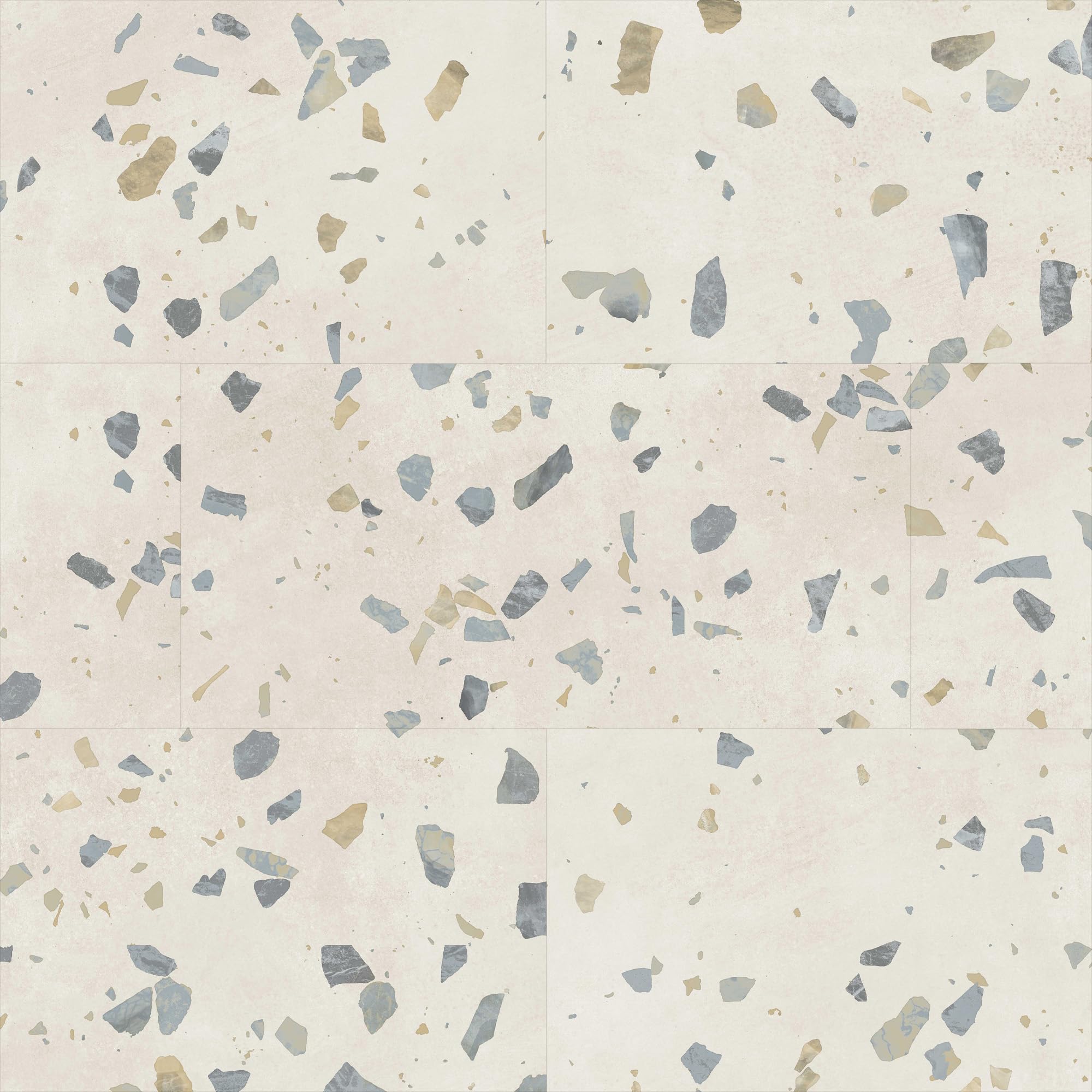 Allure Luxury Vinyl Tile Flooring, 22 Mil Wear Layer, Ultima Parfait Terrazzo 12" x 24", 6.5 mm Thick Vinyl Tiles with Click and Lock Installation, 12 Boxes 282.72 sq ft.