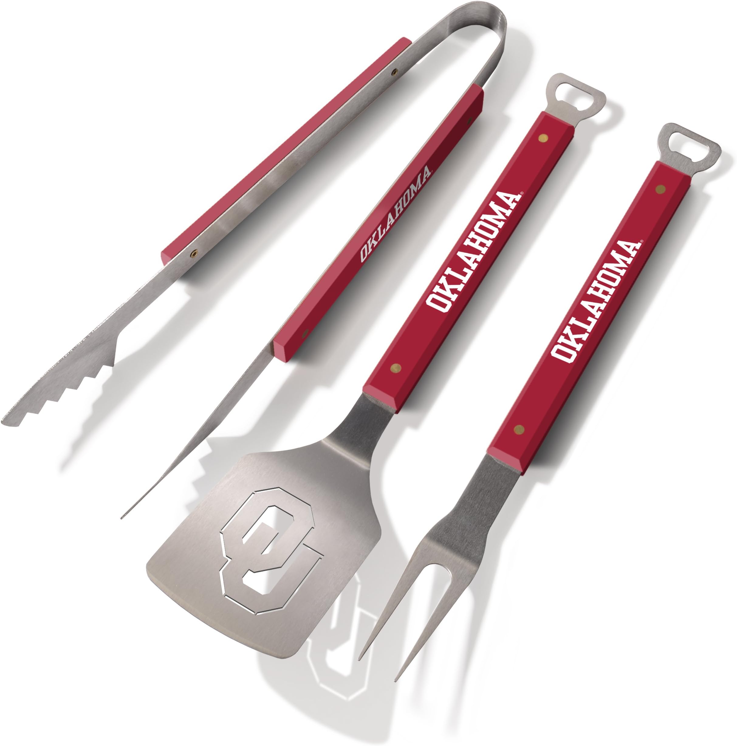 NCAA Spirit Series 3pc BBQ Set , 22" x 9"