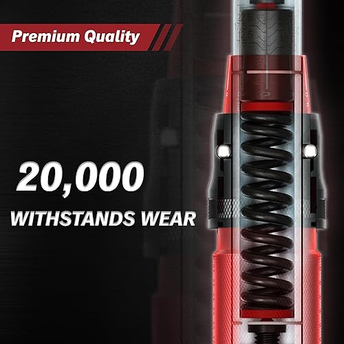 Miniatura 4 de Thorstone Llave dinamométrica de 12, 10-150 FT-LB13.6  203.5 Nm Llave dinamométrica de 90 dientes de engranaje, básculas de doble rango de doble