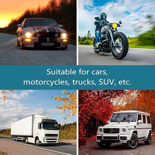 Miniatura 10 de Elook - Silbatos de advertencia para venado, dispositivo para automóvil, salva venados, cinta adhesiva acrílica a doble cara mejorada, tamaño