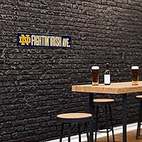 Vista 5 de NCAA Rico Industries Placa de calle de plástico Placa de calle de plástico de 4" x 16