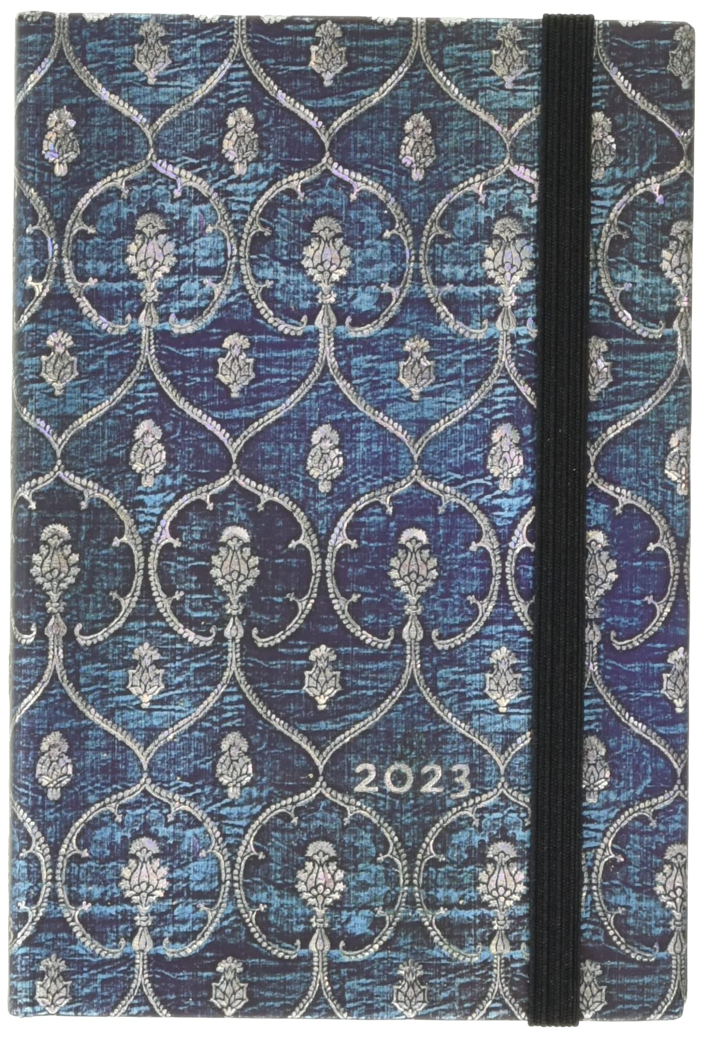 12 Month Planner Paperblanks 2023 Blue Velvet 12-Month Planner - Mini ...