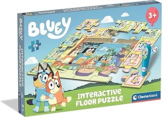 Comprar Clementoni - Puzzle Interactivo de Bluey para Suelo - 24 Piezas, Pen Interativa, Desarrollo Autonomía y Concentración, 3+ Años, 62x42 cm, 16689