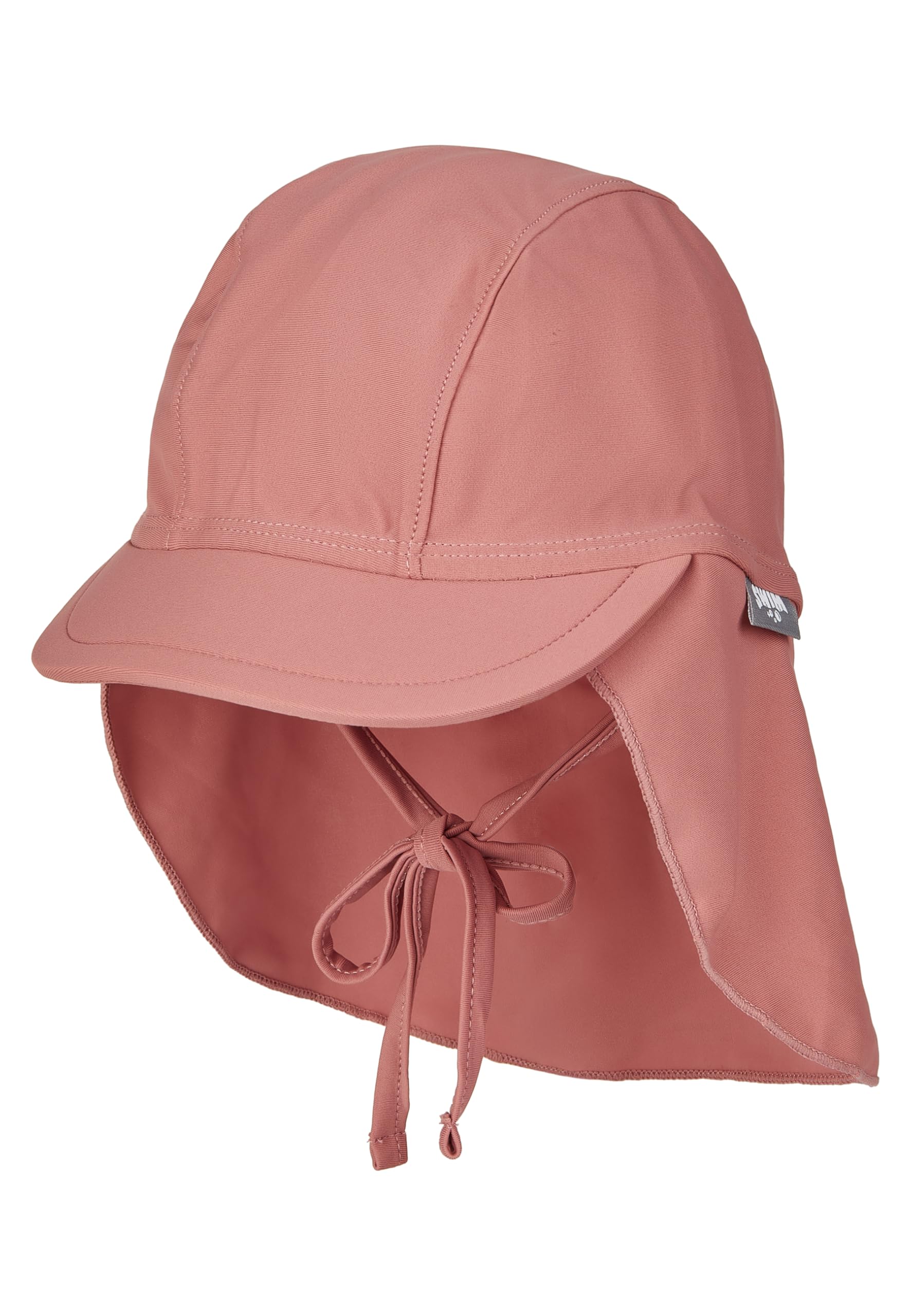 Sterntaler Unisex Peaked Cap Neck Plain Beanie Hat, Rosewood, 5 1/2