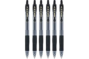 G2 07 Black Gel Pens: Smooth, Quick-Drying Performance for Precise Writing