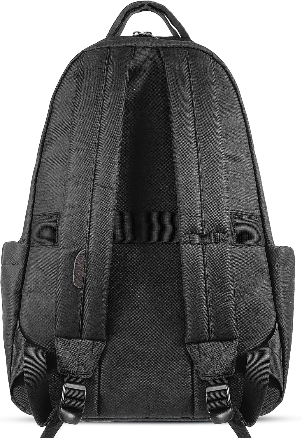 Xach Casual and Affordable Extra Large Backpack - Lightweight 20 liters capacity with 17” Laptop Sleeve, Unique Note Pad Design, Luggage Sleeve - (Black) image 2
