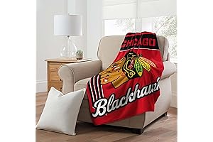 NHL Chicago Blackhawks 46" x 60" Microfiber Throw Blanket