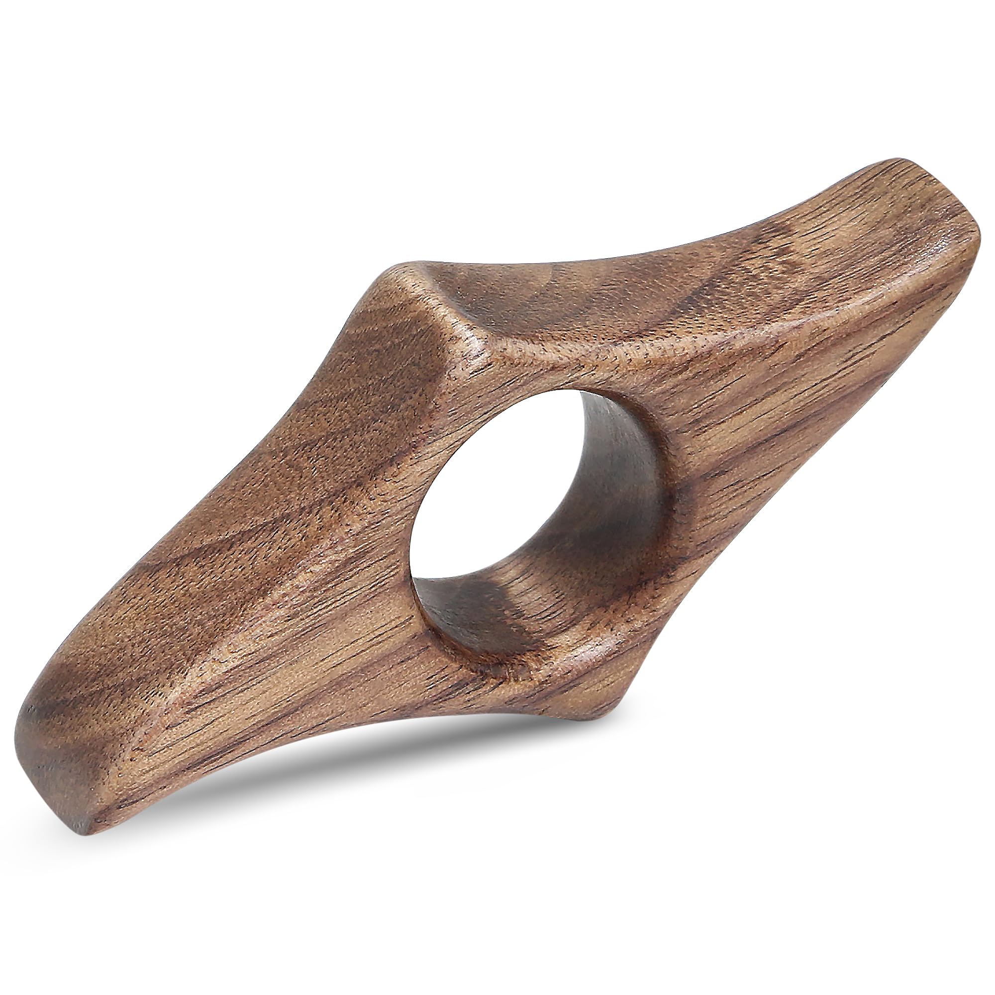 WACANTIC Walnut Book Page Holder - Smooth Finish Wood Reading Accessory, Ideal Reader Gift for Women, Thumb Page Holder (Small), Brown