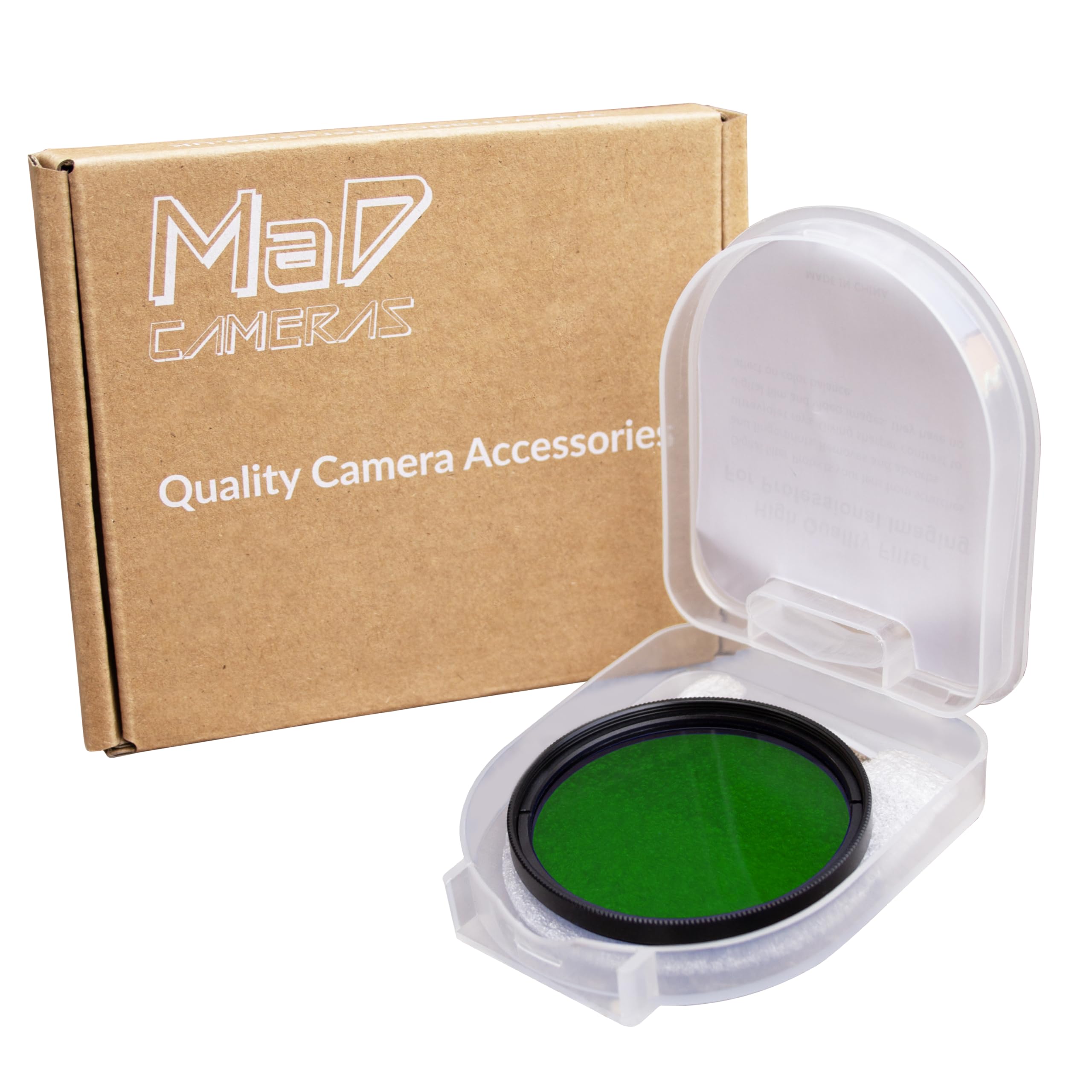 MaD Camera - 67mm Green Colour Correction Filter - Reduces Glare & Enhances Contrast - Premium Camera Lens Filter for DSLRs