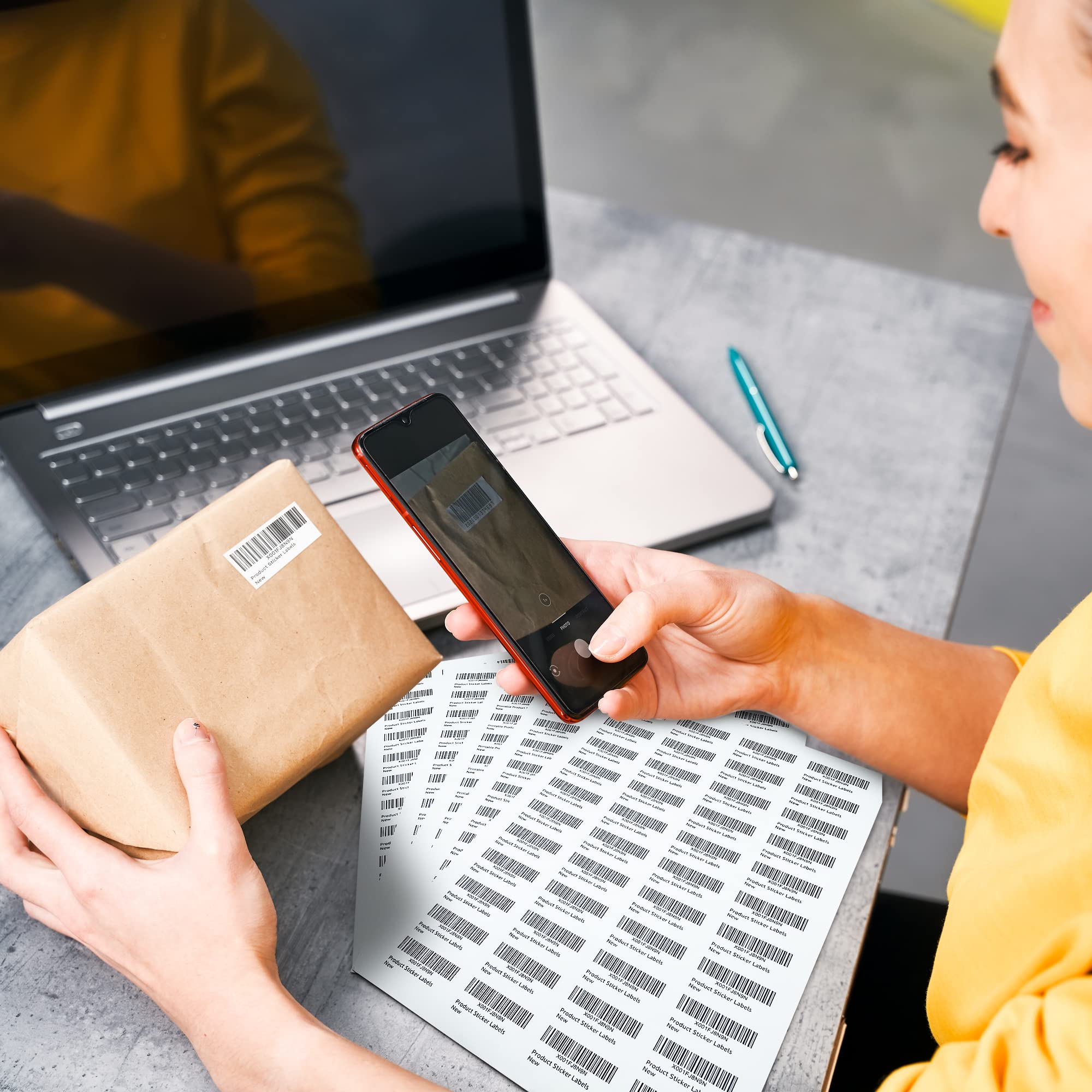 Buy Empire Amazon FBA Label Stickers, 80 A4 Sticky Sheets, 44 Sticky