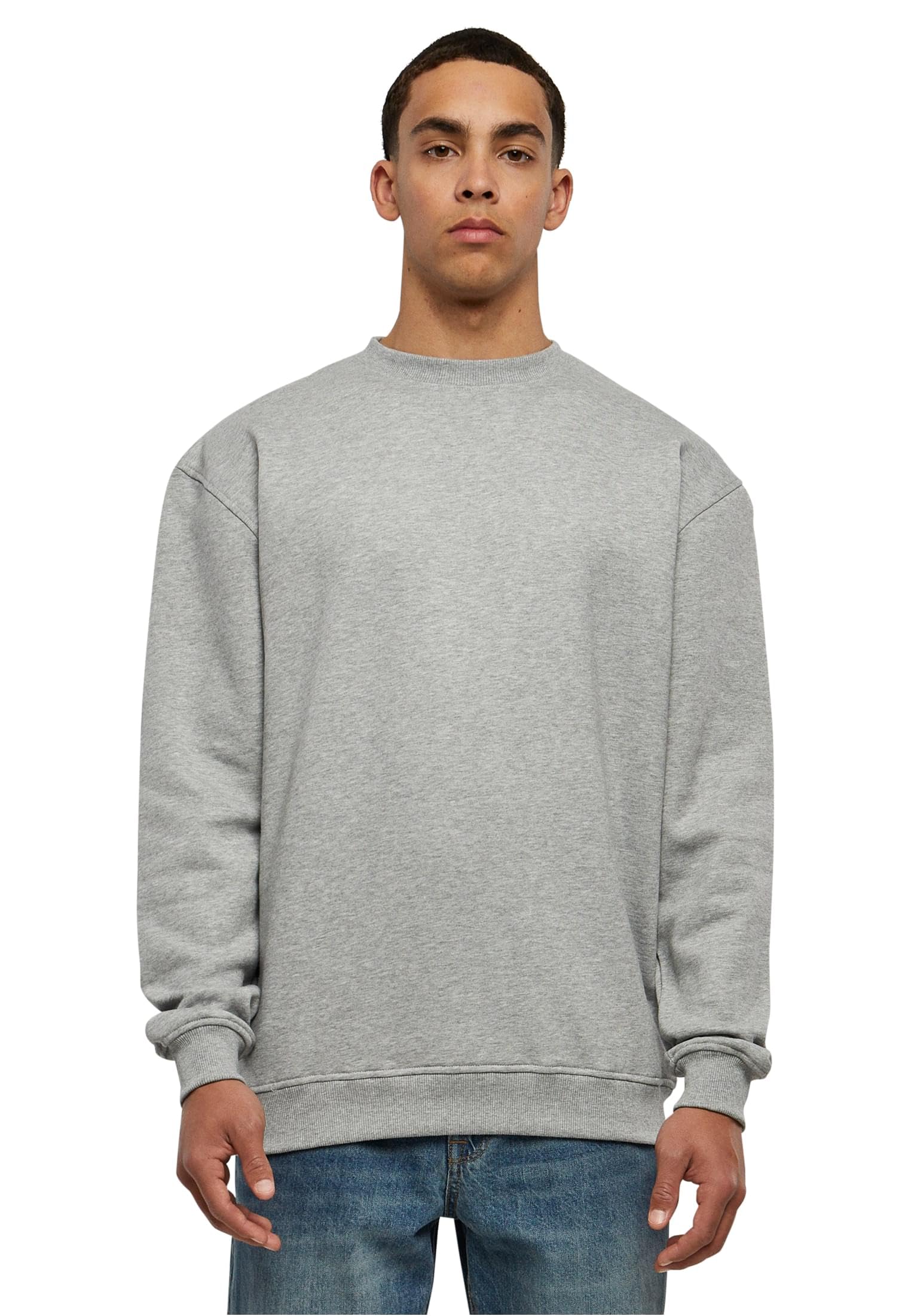 Urban Classics Crewneck Fleece Sweatshirt Männer – Loose Fit, 65% Baumwolle/35% Polyester, viele Farben, Größen S–5XL