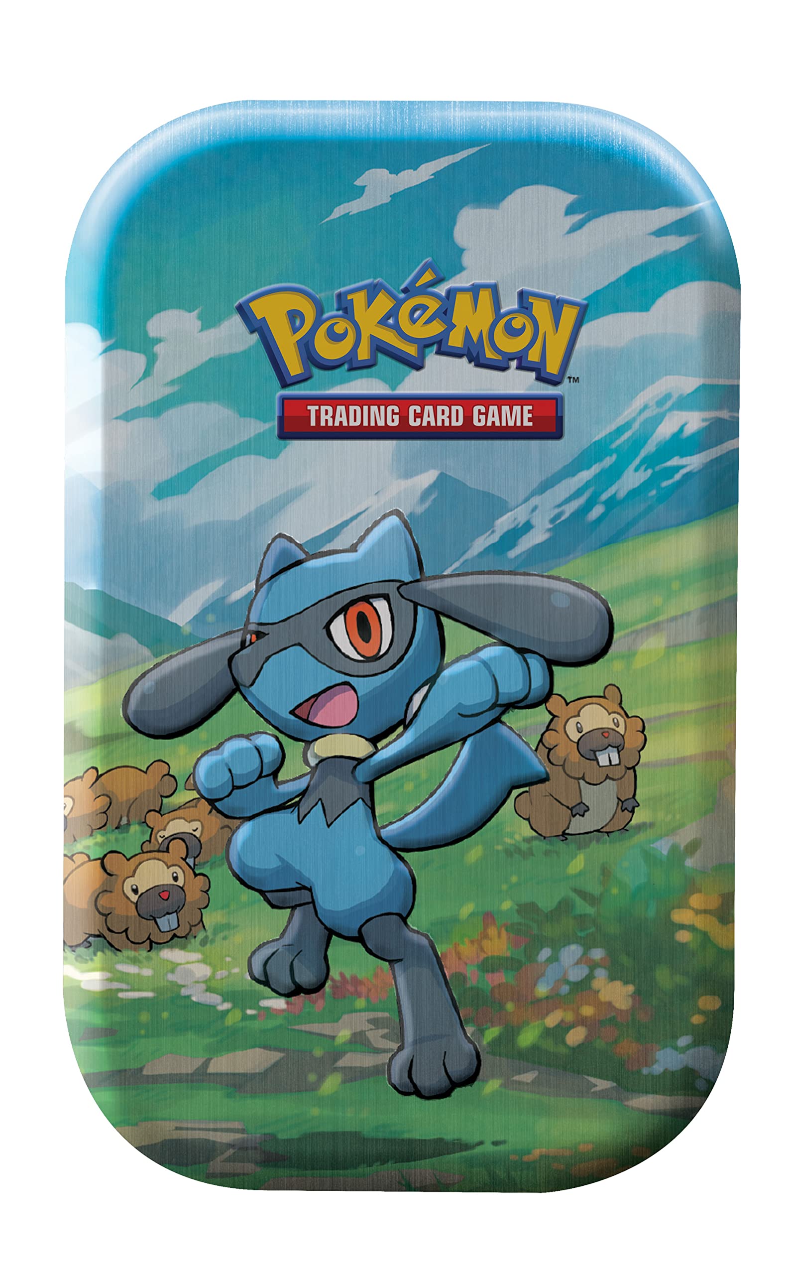 Pokémon TCG: Sinnoh Stars Mini Tin - Riolu, Bidoof (2 Booster Packs & 1 Art Card)