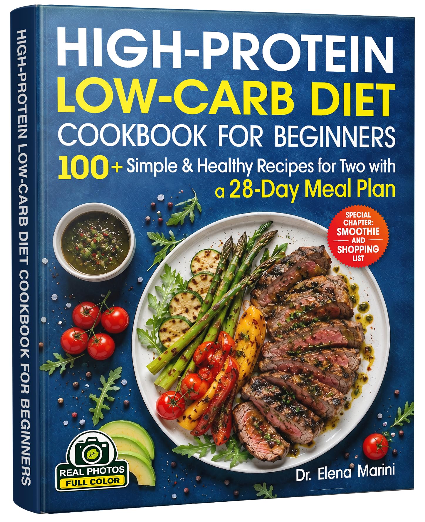 High-Protein Low-Carb Diet Cookbook for Beginners