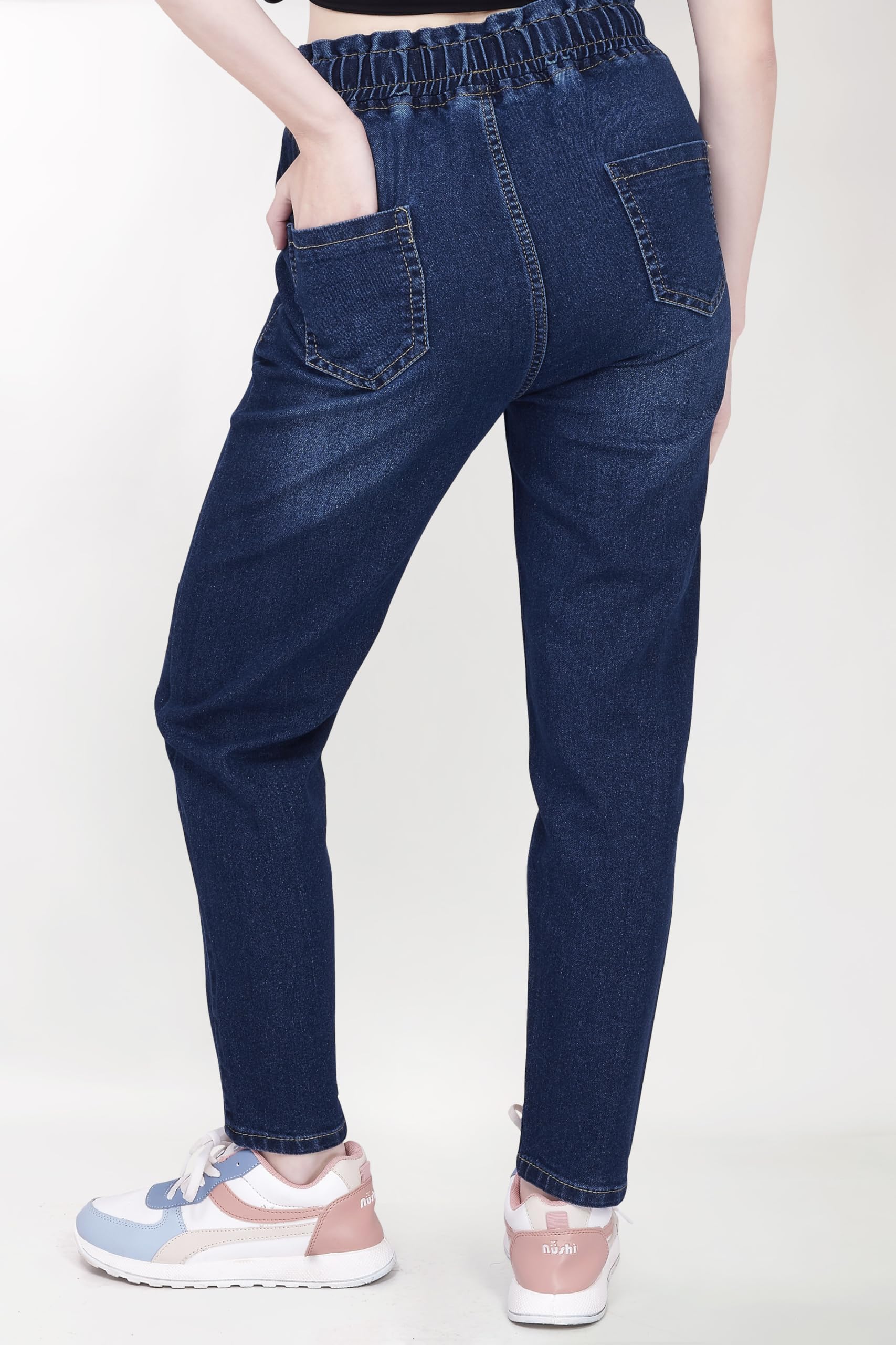 DIVISIVE Damskie dżinsy Mom Fit Denim