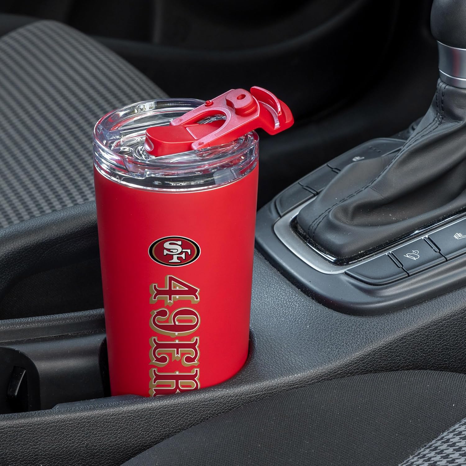 Rico Industries NFL Football 24oz Stainless Steel Tumbler with Lid and Dual Functioning Lid - Image 3