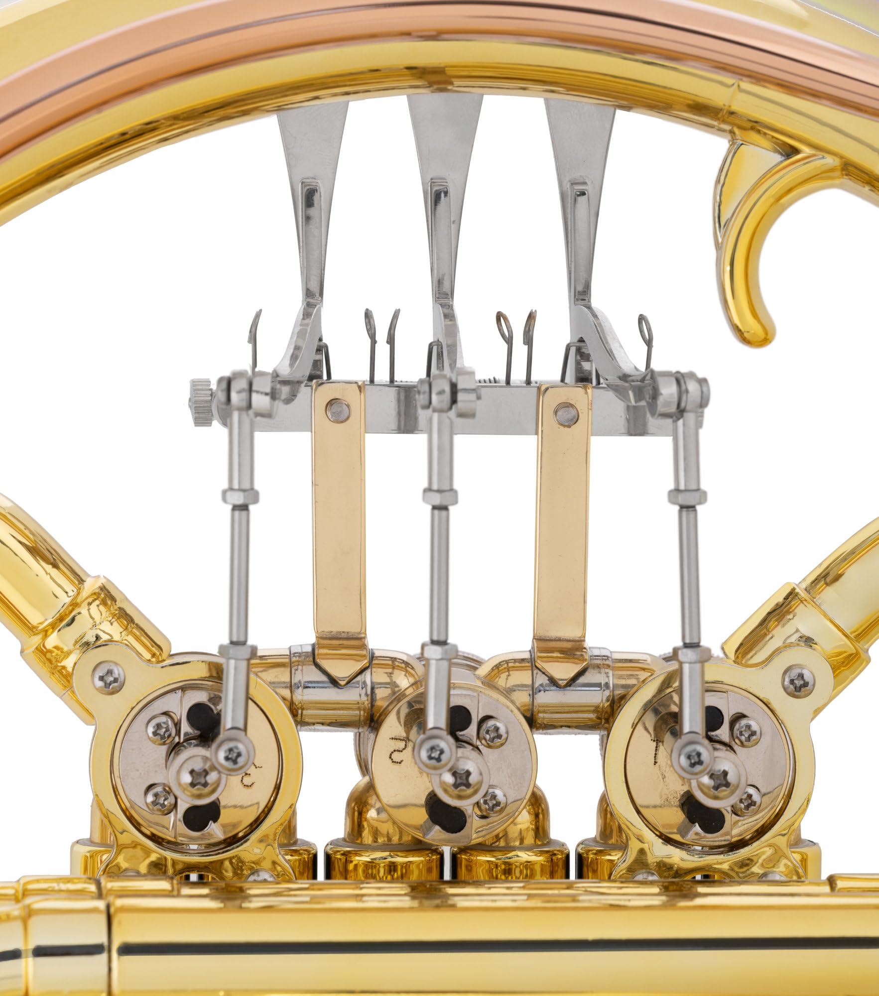 Classic Cantabile WH-20GD MardiBrass Kunststoff F-Waldhorn Gold - inkl. Mundstück & Hülle mit Rucksackgurten - Für Anfänger und Profis - Wetterfest und Wasserdicht - leichtes, stabiles Instrument
