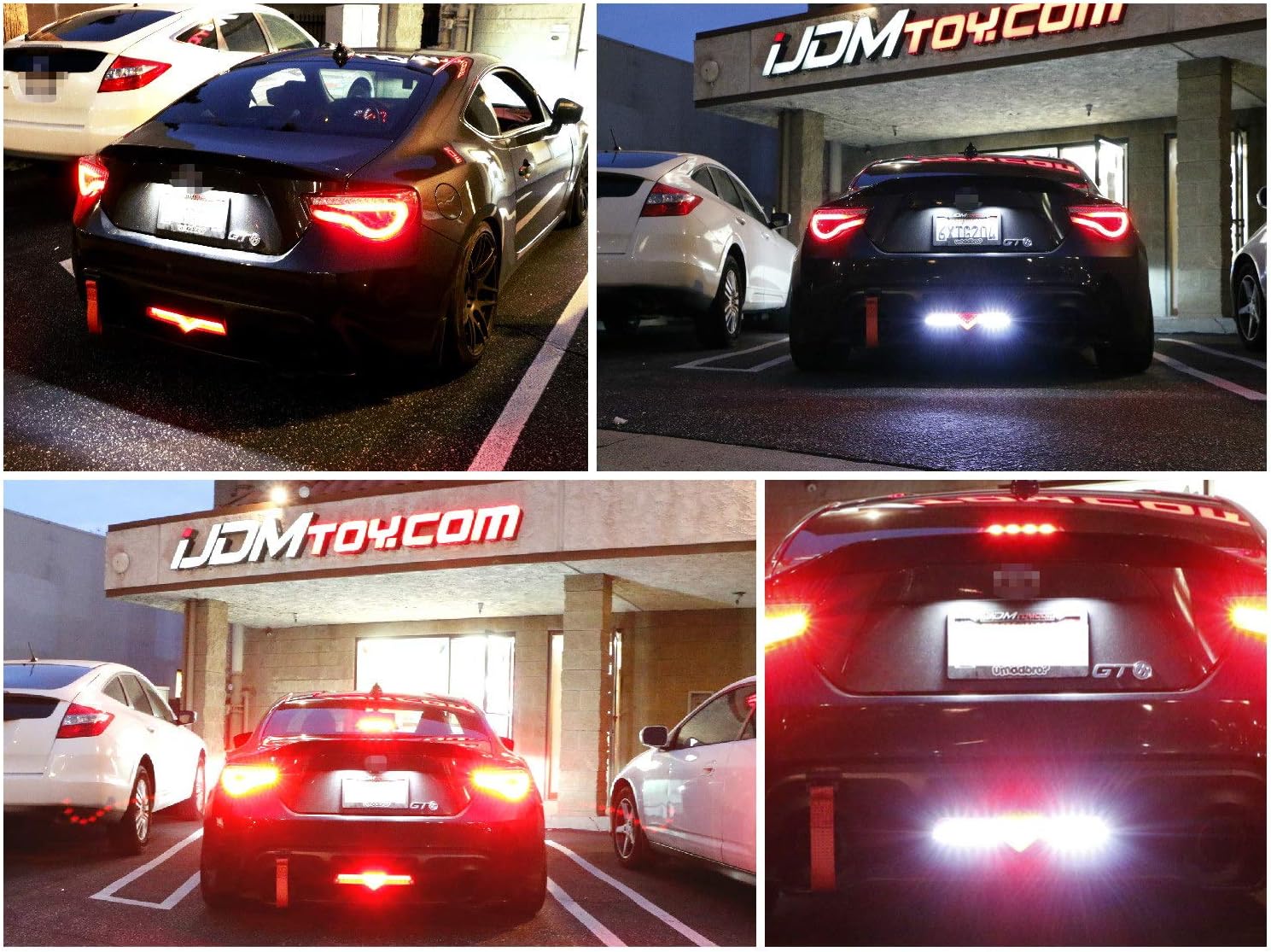 Frее Shірріng 🛒 iJDMTOY Smoked Lens Full LED Rear Fog Light Kit (Rear Fog, Brake, Reverse Features) Compatible With 2013-2016 Scion FR-S, 2013-2020 Subaru BRZ, 2017-up Toyota 86