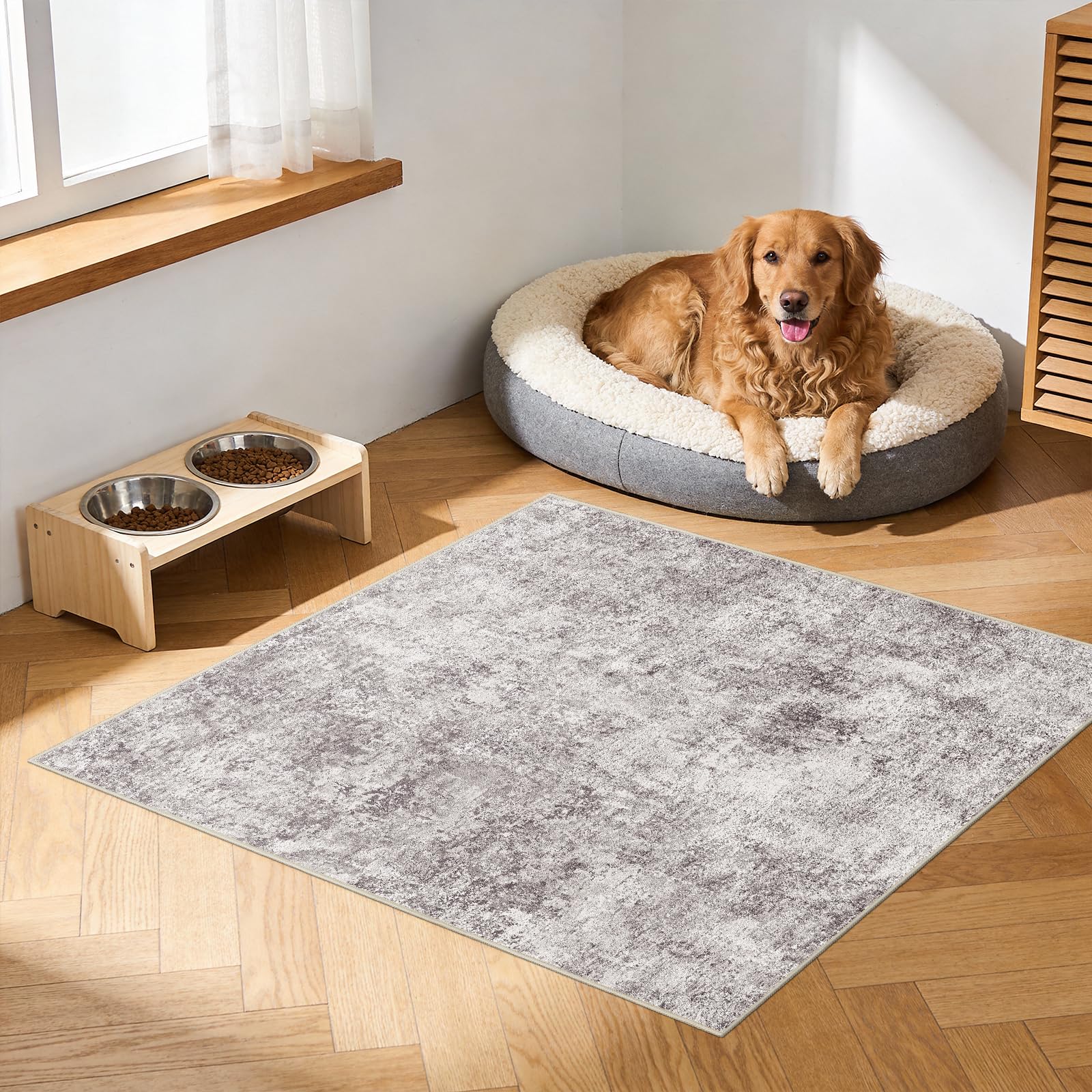 Puino 3x3 Square Area Rug