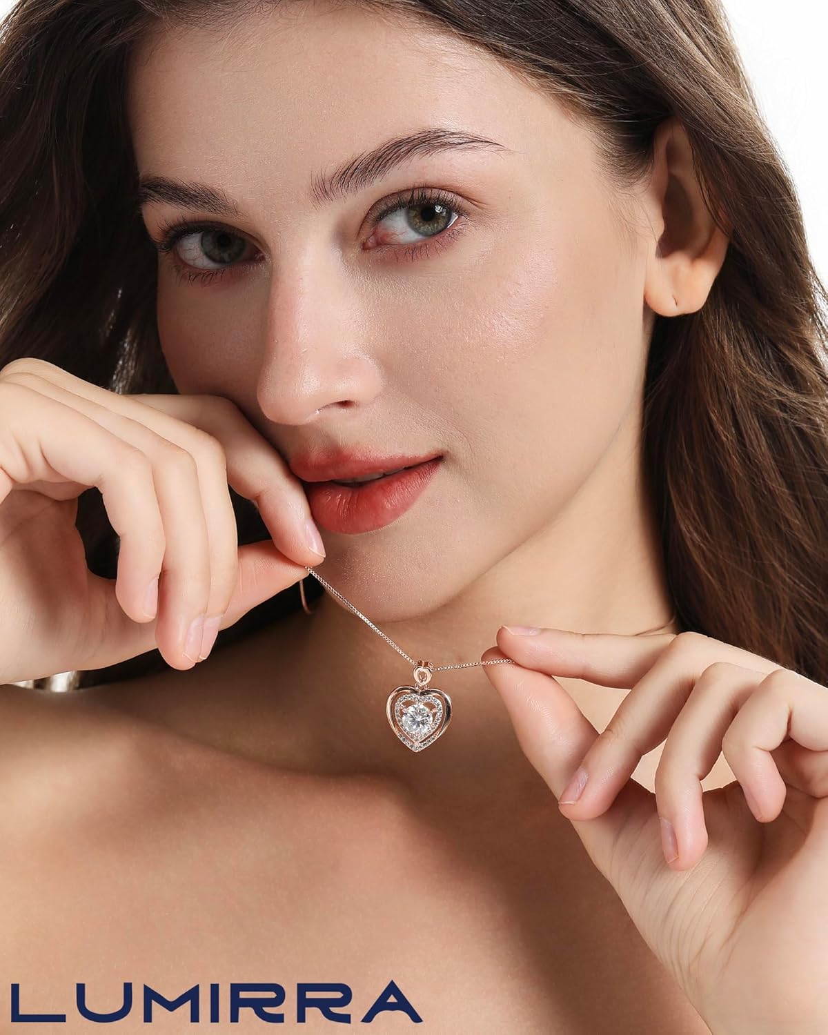 Gift for Wife from Husband, 1-2 Carat Heart Moissanite Necklace, 18K Gold Plated 925 Sterling Silver Pendant, Romantic Anniversary, Birthday, or Valentine’s Day Gift with Elegant Gift Box for Her - Image 7