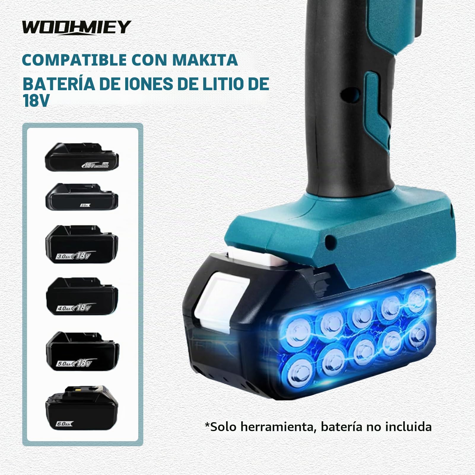 Máquina alisadora de pared de 1680 W compatible con batería de 18 V/20 V, paleta de cemento eléctrica inalámbrica con ajuste de 6 velocidades, función de mezcla, múltiples almohadillas, para