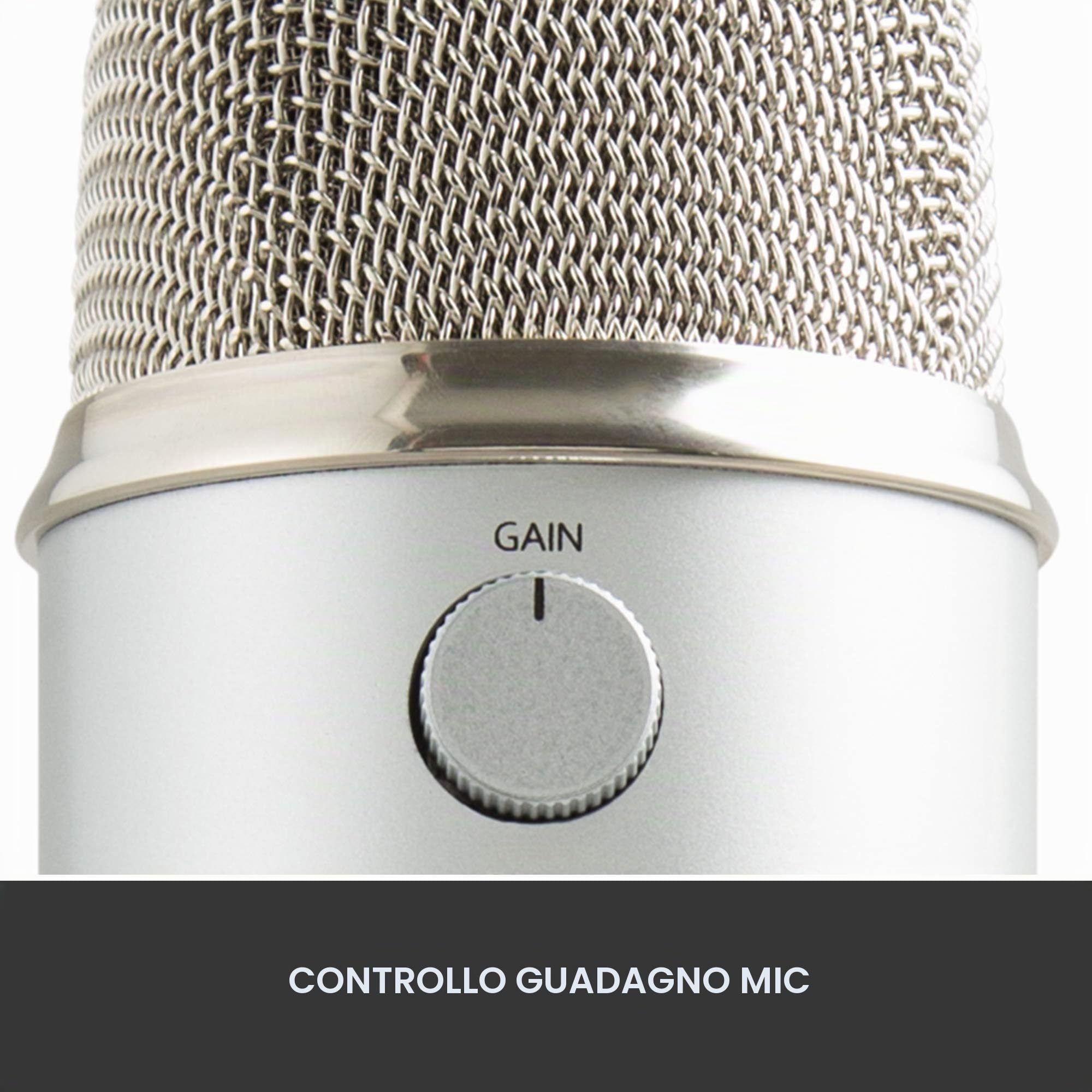 Logitech Blue Microfoni Yeti 10-Year Anniversary Edition Microfono USB Argento