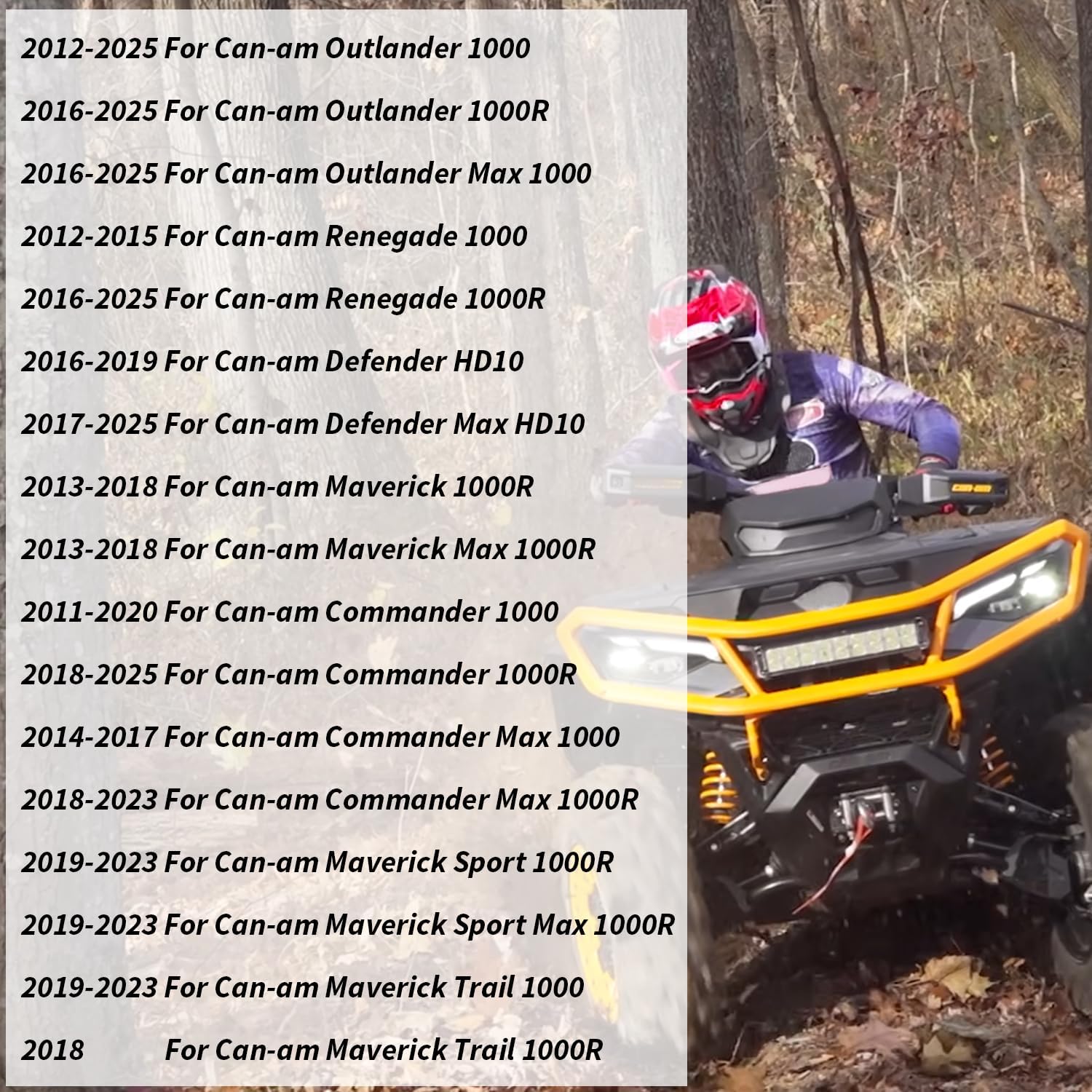 Timing Chain Guide Tensioner Kit Compatible with Can-Am Outlander Commander Renegade Maverick Max 1000 1000R OEM# 420436017 420236583 420236510