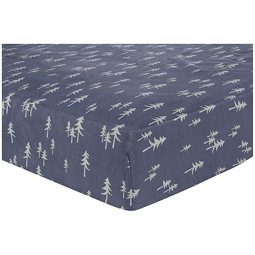 Miniatura 2 de Sammy & Lou Pine Fox - Juego de 2 sábanas bajeras de microfibra para cuna, se adapta a colchones estándar de cuna de 28 x 52 pulgadas totalmente
