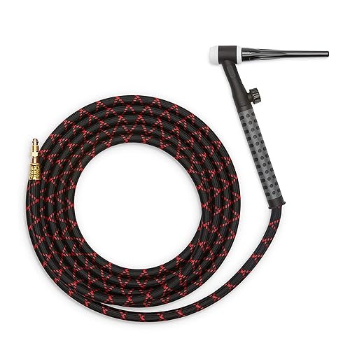 Miniatura 1 de Lincoln Electric Caliber Serie 17 - Antorcha TIG  para soldadura TIG refrigerada por aire, cabezal de antorcha flexibleválvula  12.5 pies, cable de