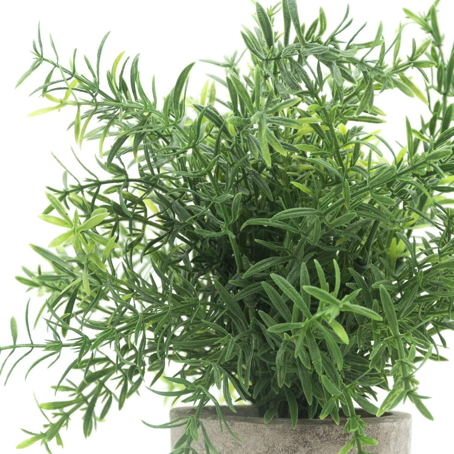 Velener Artificial Lavender Plant and Mini Rosemary Bamboo Leaves Plant Bundle