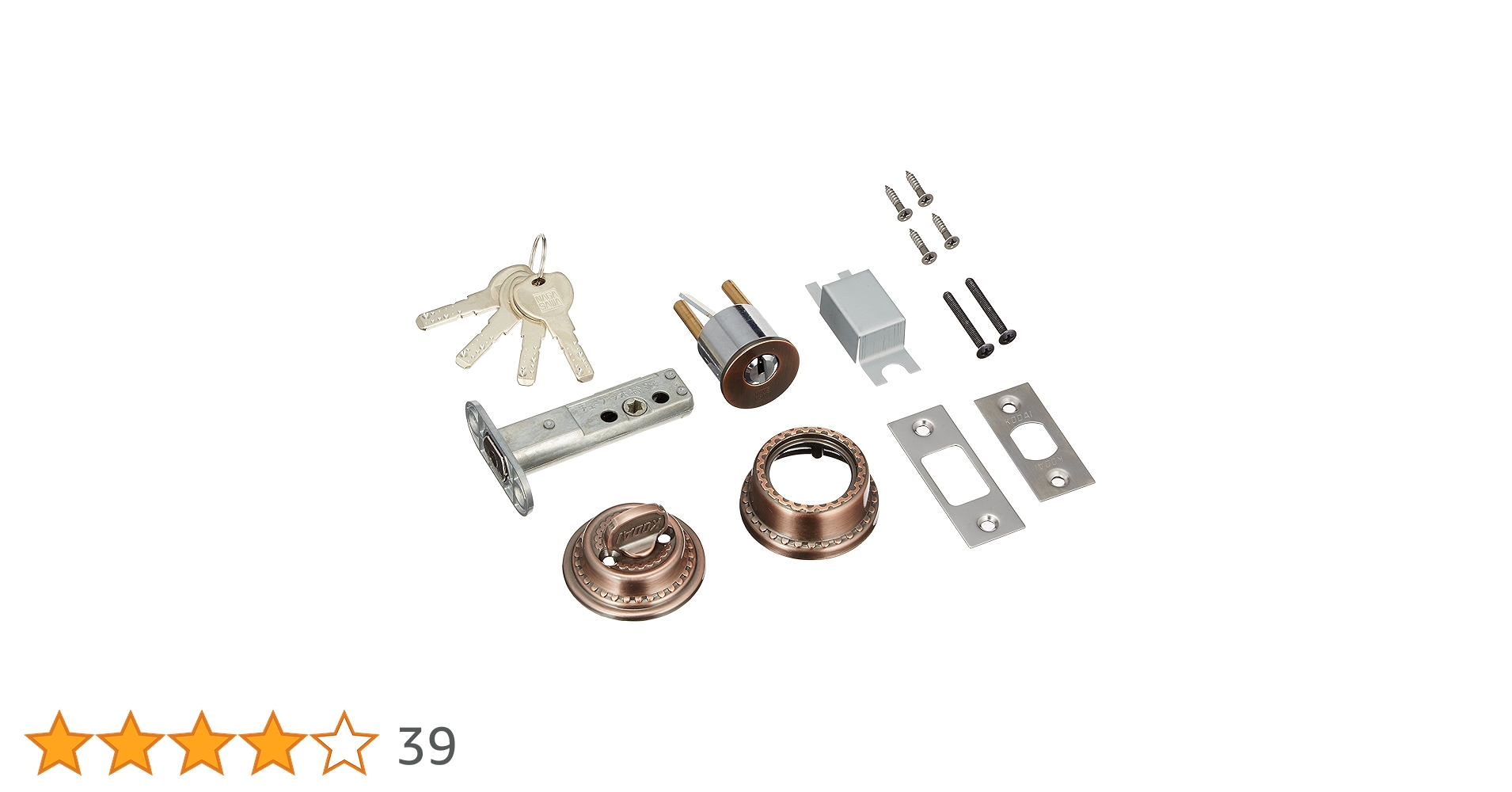 その他 nt KODAI チューブラ本締錠 NT-T-GB NFキー4本付 対応扉厚30mm