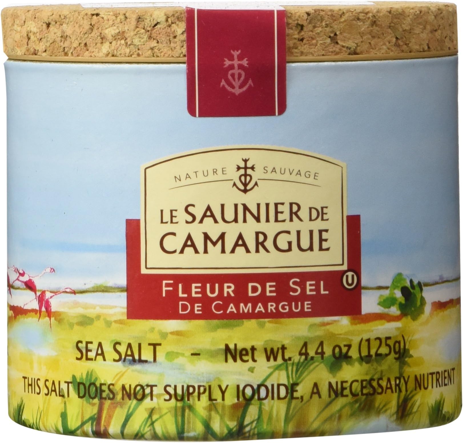 Le Saunier De Camargue Fleur De Sel (Sea Salt), 4.4 Oz