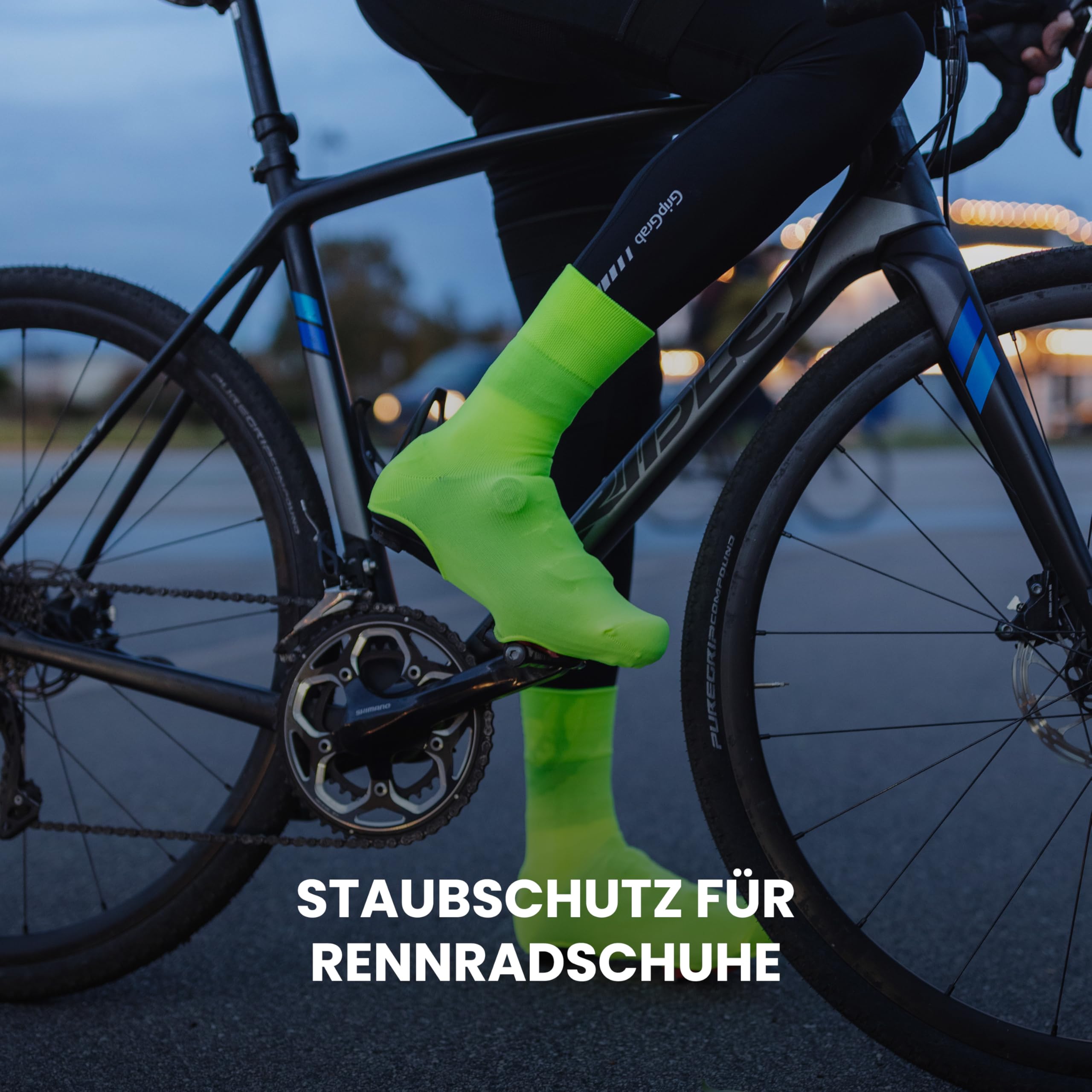 GripGrab Primavera Gestrickte Rennrad Überschuhe - Aero Übersocken | Belgian Booties Knit Stil