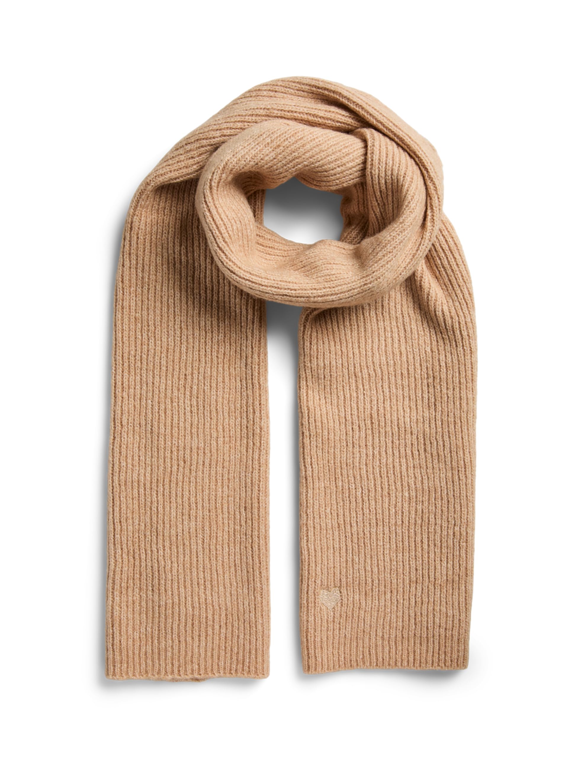 PIECES Pcniva Long Knit Scarf BC, White Pepper, One Size