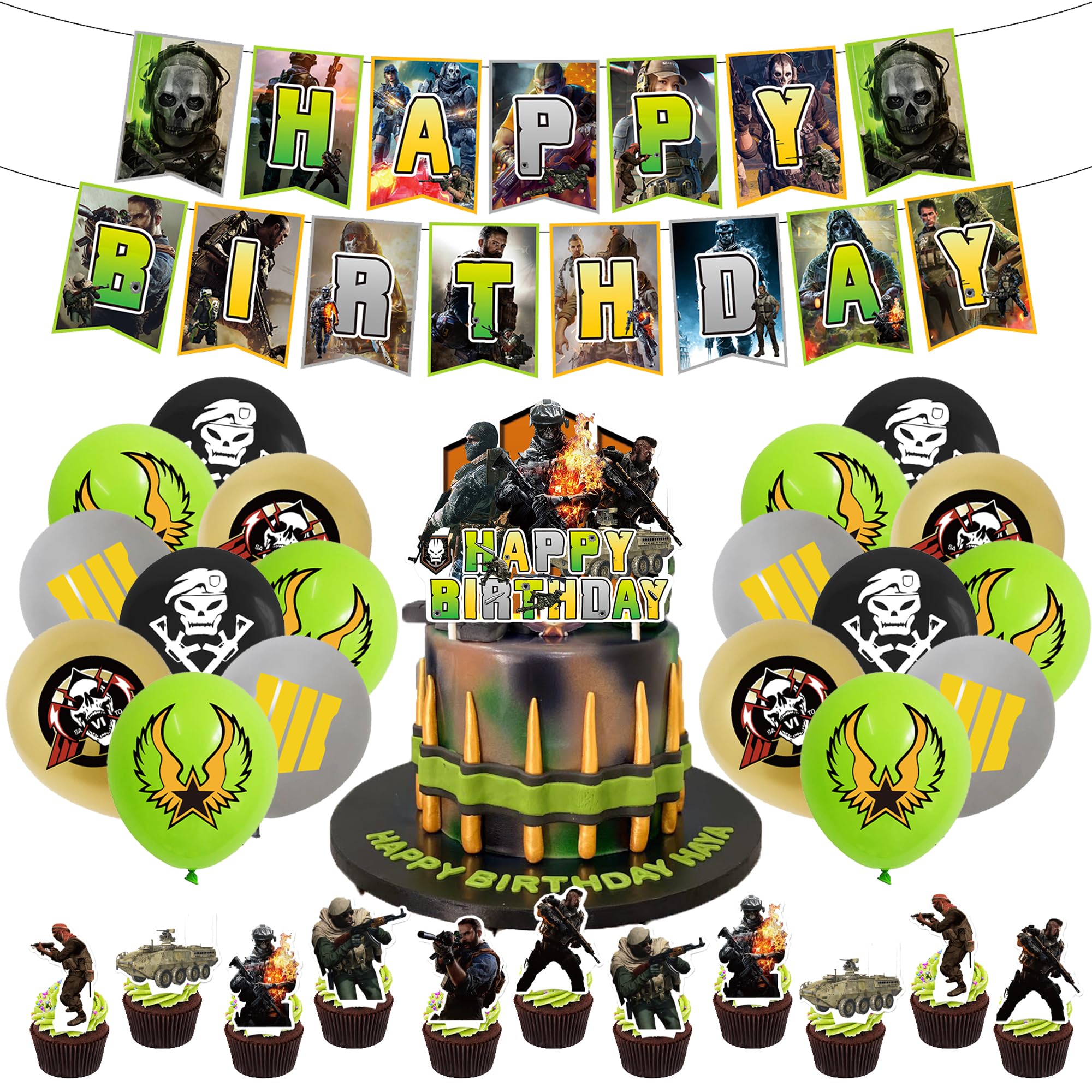 Call Of Duty Birthday Decoration