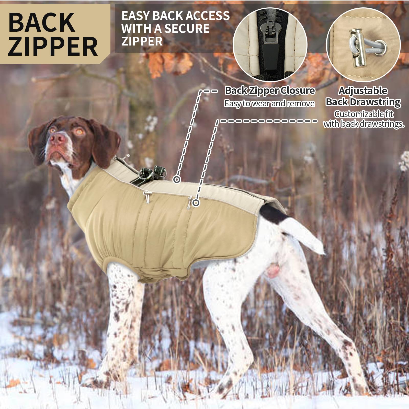 Giacca Ansiolitica Per Cani Hjyokuso - Anti-Ansia, Con Cappuccio Calmante - Foto 10