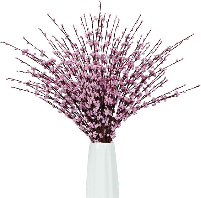 Sunm Boutique 10 Pcs 29.5" Long of Jasmine, Artificial Flowers,  Faux Jasmine,  Fake Flower for Wedding DIY Floral Art Plant Home Office Party Decor, Pink